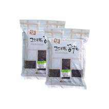 라이스프라자 2022년산 찰흑미1kg 2개 총2kg 국산, 2포, 1