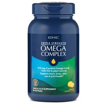 GNC 오메가3 EPA DHA GLA 리놀레산 90캡슐 해외, 5개