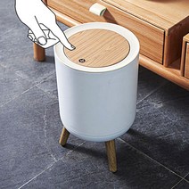 모던 거실 부엌 침실 안방 휴지통 냄새 걱정 없는 원터치 뚜껑 쓰레기통, 릴리 스탠드형
