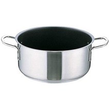 일본직발송 4. 엔도상사 업무용 무라노 외륜 냄비 24cm IH 대응 18 -8 스테인레스 내면 테프론 가공 ASTI, 24cm, IH 대응 테플론 가공, 3_, One Color, 24cm, IH 대응 테플론 가공, 3_