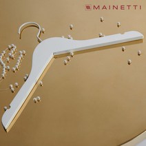 메이네티 화이트 원목 상의 옷걸이 5P (38cm), 선택완료, 단품없음