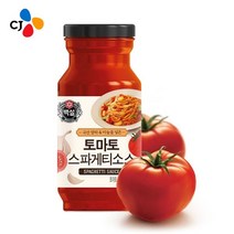 씨제이제일제당 CJ 백설 토마토스파게티소스610g 상온 x12개, 단품