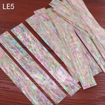 천연 자개스틱 스틱자개 원색 전복 나전칠기 재료, LE5 조각 12x2cm 1조각