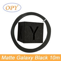 3d프린트필라멘트 매트 Pla 필라멘트 3D 프린터 1.75Mm 1Kg 플라스틱 스레드 10M 100G 샘플 검정 회색 흰색, [08] Galaxy Black 10m