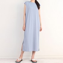 마켓메이트 빅사이즈 88 여름 롱 맥시 H라인 원피스 나시 민소매 데일리룩 캡소매 트임