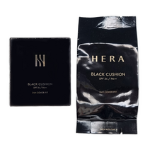 헤라 블랙 쿠션 SPF34/PA++ 리필15g + 헤라블랙쿠션 제로-비타 핏 퍼프2입 증정, 21N1호 바닐라