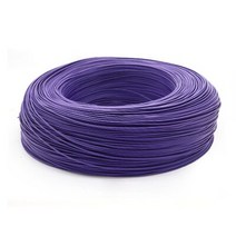 전선 PVC 절연 램프 조명 구리 케이블 LED DIY 라인 600V 2M/5M 24 22 20 18 16 14 12 10 8 AWG UL1015, 02 Purple_01 5m_08 8AWG