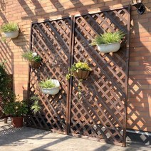 담벼락 펜스 담장 나무 난간 단독주택, 90x120