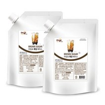 아임요 흑당 베이스 파우치 1kg x2, 1개, 2개