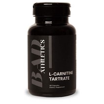 해외 Bad Athletics L Carnitine Tartrate 1000mg 카르니틴, 1개