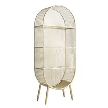 철재 아치형 수납장 렉 그리드장 책꽂이 잡지꽂이, 골드2 길이 60 폭 30 높이 130