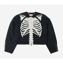 캐피탈 14온즈 블랙 X 블랙 데님 모토크로스 본 자켓 블랙 KR2402LJ06 BB 01