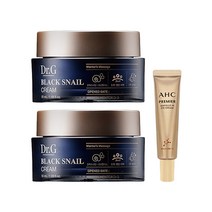 닥터지 블랙 스네일 크림 50ml x2 + AHC 아이크림 시즌11 12ml, 단품