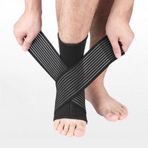 핏러닝 발목 압박 붕대 얇은 발등 등산 약국 보호대 S