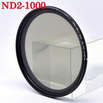 KnightX-ND2 에서 ND000 ND 렌즈 필터 캐논 eos 소니 니콘 컬러 d80 200d dslr d600 d5300 d70 49MM 52mm, ND2-ND1000, 77mm