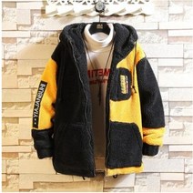 빅사이즈 5XL 까지 남성 겨울 트렌드 양털 후리스 점퍼 캐주얼 상의 후드집업