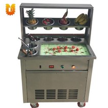 팬 병 얼음 프라이 기계 요구르트, X-15.without LED light+AU
