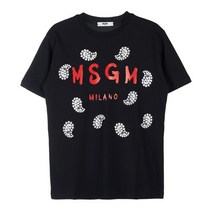 엠에스지엠키즈 브러쉬로고 키즈 티셔츠 MS028850 110 12-14