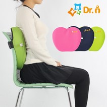 닥터아이 바른자세 의자 등받이쿠션, 그린