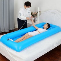 와상환자 목욕침대 어르신 간이 욕조 요양원 샴푸의자, 더블(기본세트)