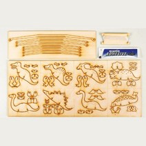 아기 나무조립 미니 공룡 모빌 키트 선물 입체퍼즐 STEM교육 미술놀이 toy 플라모델, 상세페이지참조