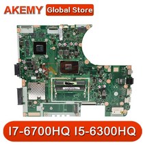 노트북 메인보드 n752vx 마더 보드 i7-6700hq i5-6300hq cpu gtx950m gpu 메인 보드 asus n752vx n752v n752vw 메인 보드, gtx950-2gb i5-6300hq