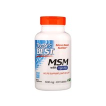 미국 닥터스베스트 MSM 1500mg 120정 / Doctors Best MSM with OptiMSM 1500mg 120 Tablets