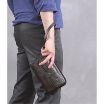 30대 전문직 슬림한 깔끔 출퇴근용 클러치 남자백 검정 유투버 아버님
