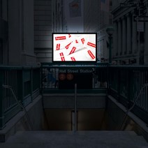 쉽지 A1 옥외방수 벽걸이형 LED 라이트패널 메뉴판 입구간판, 블랙+출력물(+12000원)