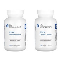 1+1 라이프인헨스먼트 EDTA 킬레이터 콤플렉스 120캡슐 2개, 1개, 기본