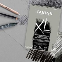 동아측기 [캔손] XL Sand Grain 드라이 믹스미디어 스케치북 160g (그레이), A4