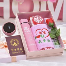 선물파우치 생일선물 여자친구 며느리 IN S 팬시 로맨스 타향 커플 아내 결혼 기념일 깜짝 놀라다 2341668112, 스마트 분배 핑크 아내 비누 꽃 증명
