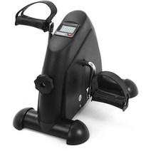 미니 운동 자전거 탁상용 페달 연습기 휴대용 발 사이클 LCD 화면 디스플레이 포함 성인 노인용 신체 장비