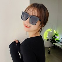 빈티지 레오파드 시원한 거리 촬영 편광 호박색 스포츠선글라스, 기본