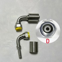 호스압착기 45 # 스틸 1/4 "3/8" 1/2 1 "BSP 압착 조인트 암나사 펌프 호스 바브 공압 튜, 05 D2_10 Pipe 16mm to DN20