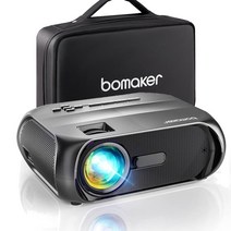 빔 프로젝터 bomaker led android wifi full hd support 1080p 300 inch big screen 홈 시어터 video beamer with, 가방 포함 s5 블랙, 나는 플러그