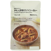 무인 양품 소재를 살린 치킨과 야채의 매운 카레 180g (1인분) 12077206