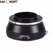 가성비 좋은 K& F CONCEPT Nikon-Nikon1 카메라 렌즈 마운트 어댑터 링 니콘 AI/F 적합 Nikon1 시리즈, 한개옵션0