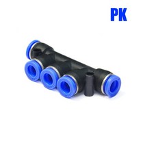 공압 피팅 파이프 커넥터 튜브 에어 퀵 워터 푸시 인 호스 4mm 6mm 8mm 10mm 12mm PU PY PK PM PZA HVFF, PK_4mm