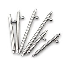 스테인레스 스틸 16mm 18mm 20mm 22mm 24mm 10 개 퀵 릴리스 시계 밴드 싱글 스위치 스프링 바 스트랩 링크 핀