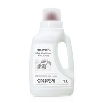 티하이리빙 블랙체리 섬유유연제 1L 세제찌꺼기 없이 깔끔하게 덴마크 효소과학 알로에베라 식물유래성분 사용, 1개