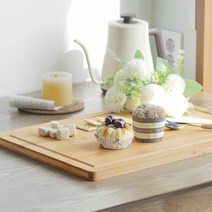 자연을 실용적인 플레이팅 하다 대나무 원목 도마, 프리첸 대나무 도마