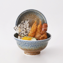 로메이키친 아리 뚜껑 돈부리 텐동그릇, 1개