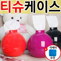 도매짱 (domejjang) 동글이 휴지 케이스 두루마리 화장지, 블랙, 1개