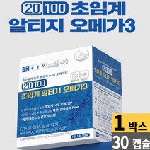 알티지 오매가3 앤초비 정제어유 rtg, 1개, 30 캡슐