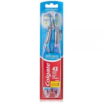 Colgate 360 소닉 AAA 배터리 구동 전동 칫솔 2개 편리한 양면 디자인, 1 Count (Pack of 2)