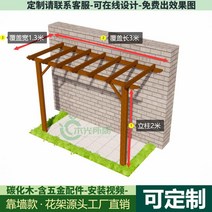 루프탑 썬룸 차양막 파고라 테라스 파라고 선룸 주차, 벽 3 x 1.3 x 2m 높이