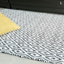 NUNUBITEL_다이아 러그 100x140cm 디자인 사각 방꾸미기 집꾸미기 홈데코 인테리어 거실_NUB누비텔레숍
