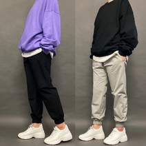 봄 여름 나일론 스판 트레이닝 트랙 조거팬츠
