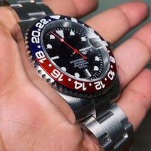 수정 된 스포츠 시계 남성 일본 운동 자동 기계 클래식 시계 nh35 무브먼트 40mm 확대경 사파이어, 01 S2